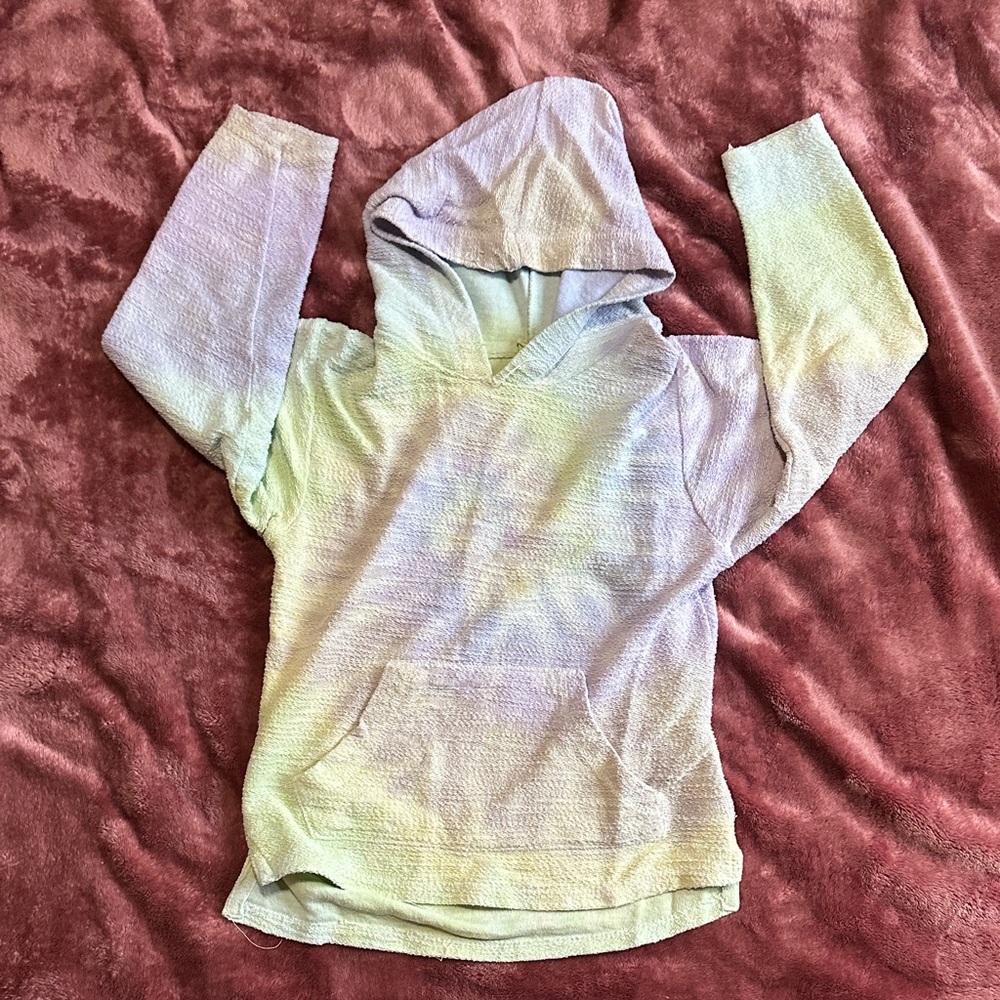 Kids Pastel Tie-Dye Hoodie - terrycloth